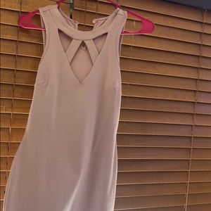 Nice pink peachy tight dress never worn